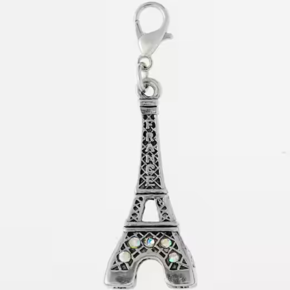 Silver France Eiffel Tower Charm